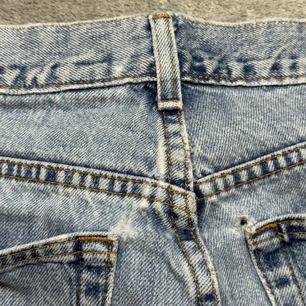 Abercrombie & Fitch Jeans Mens 32x33.5 Made in USA Baggy Straight Distressed 90s